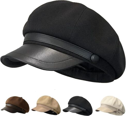 Newsboy Hats for Women and Men Beret Women's Hats & Caps Fall and Winter Womens Hat y2k Hat Women's Octagonal Cap in Saudi Arabia