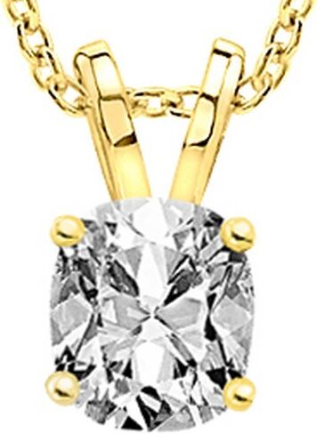 0.5 to 10 Carat IGI Certified LAB GROWN Diamond Solitaire Pendant 4 Prong Pendant Necklace For Women w/16" Silver chain(E-F, VS1-VS2) in Saudi Arabia