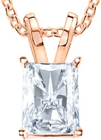 0.5 to 10 Carat IGI Certified LAB GROWN Diamond Solitaire Pendant 4 Prong Pendant Necklace For Women w/16" Silver chain(E-F, VS1-VS2) in Saudi Arabia