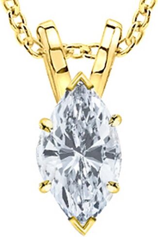 0.5 to 10 Carat IGI Certified LAB GROWN Diamond Solitaire Pendant 4 Prong Pendant Necklace For Women w/16" Silver chain(E-F, VS1-VS2) in Saudi Arabia