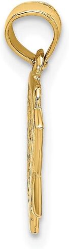 FJC Finejewelers كتاب مدرسي من الذهب الأصفر عيار 10 قيراط وحلية مسطرة 8 × 27 ملم in Saudi Arabia
