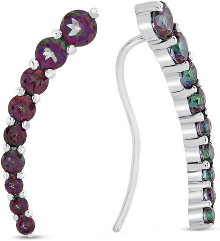 أقراط FJC Finejewelers من الفضة الإسترلينية متسلقة بخطاف سلكي in Saudi Arabia