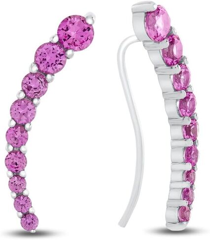 أقراط FJC Finejewelers من الفضة الإسترلينية متسلقة بخطاف سلكي in Saudi Arabia