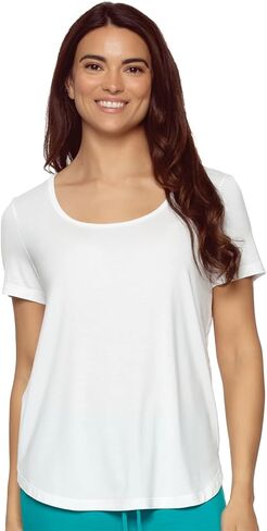 Felina So Smooth Modal Scoop Neck Tee in Saudi Arabia