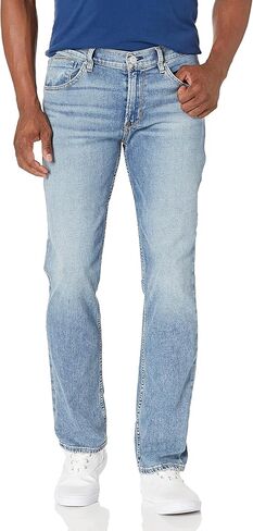 بنطلون جينز رجالي من Hudson Jeans من بايرون ذو ساق مستقيمة، SKYPOINT، 30 in Kuwait