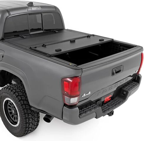 غطاء تونيو لسرير الشاحنة من Rough Country لسيارة Toyota Tacoma (2016-2023) - يناسب سرير مقاس 6 بوصات، وأغطية تونيو مقاومة للطقس in Saudi Arabia