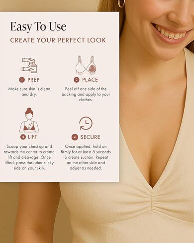 Sticky Push Up Inserts, Double Sided Sticky Bra Inserts, Adhesive Bra Pads, Sticky Bra Lift, Push Up for Bikini in Saudi Arabia