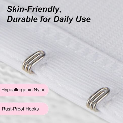 4 Hook Bra Extenders for women, Adjustable 4 hook Plus Size Bra Extender (3/4" Spacing) in Saudi Arabia
