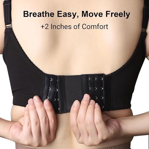 4 Hook Bra Extenders for women, Adjustable 4 hook Plus Size Bra Extender (3/4" Spacing) in Saudi Arabia