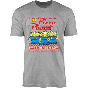 Alien Space Pizza T-Shirt for Men Women – Funny Galactic Diner Graphic Tee – Retro Sci-Fi Food Unisex Novelty Shirt in Kuwait