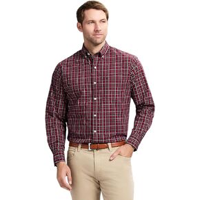 Izod Mens Long Sleeve Holiday Tartan Button Down Shirt in Saudi Arabia