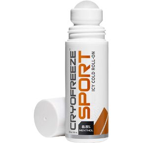 OMAX 2 Bottles CryoFreeze Pain Relief Menthol Roll On, Sport ICY Cold, Arthritis Pain Relief, Back Pain Relief, Muscle & Joint Pain Relief, Arnica, Made in USA, 3oz per/bottle in Saudi Arabia