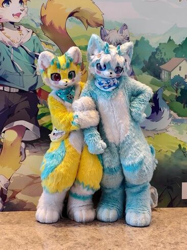 Fursuit Furry Feet Paws Shoes Cute Slip-On Cosplay for Anime Conventions Comic Cons Halloween Gatherings Costume Parties in Saudi Arabia