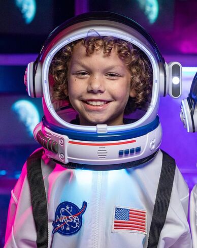 Astronaut Helmet Costumes for kids Nasa Astronaut LED Helmet with Movable Visor & Mission Sounds Toddler Halloween Costume Girl & Boy, Role-Play Dress up in Saudi Arabia
