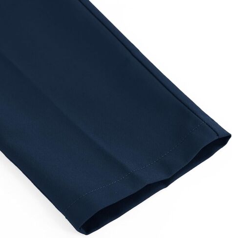 Boys School Uniform Pants Elastic Back Waistband Dress Performance Pants Straight Leg Fit for Kids 3-14 Years in Saudi Arabia