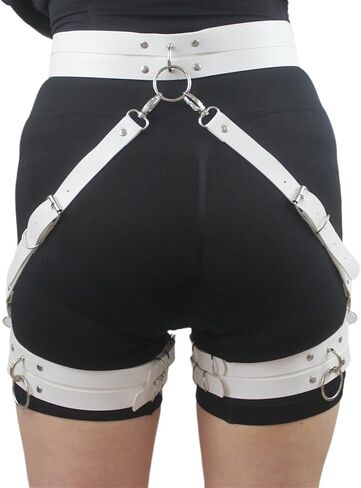 أحزمة النساء الشرير بو الجلود الجسم سلسلة حزام الخصر BDSM الملابس الداخلية عبودية ارتداءها القوطي تسخير الملابس الداخلية in Kuwait