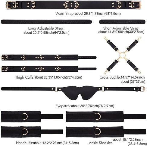 LUXINGLU Women Punk Waist Belts PU Thigh Harness Goth Belt Leg Garter Body Harness Belt for Nightclub Dress Accessories in Saudi Arabia
