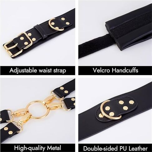 LUXINGLU Women Punk Waist Belts PU Thigh Harness Goth Belt Leg Garter Body Harness Belt for Nightclub Dress Accessories in Saudi Arabia