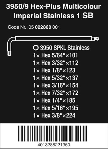 3950/9 Hex-Plus Multicolour Imperial Stainless 1, imperial, stainless steel in Saudi Arabia