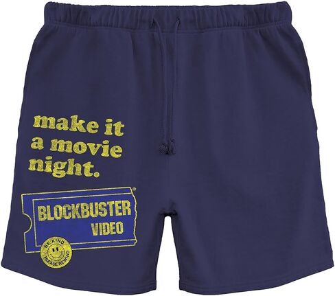 شورت Ripple Junction Blockbuster Video للرجال برباط جرافيك مرخص رسميًا in Kuwait