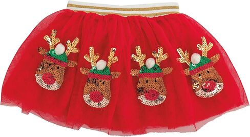 Mud Pie Girls Mud Pie Kids Christmas Reindeer Christmas Tutu in Saudi Arabia