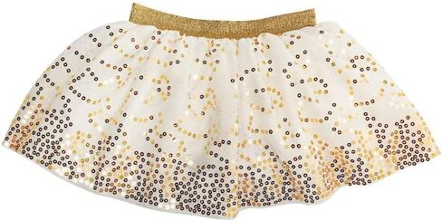 Mud Pie Girls Mud Pie Kids Gold Sequin Tutu in Saudi Arabia