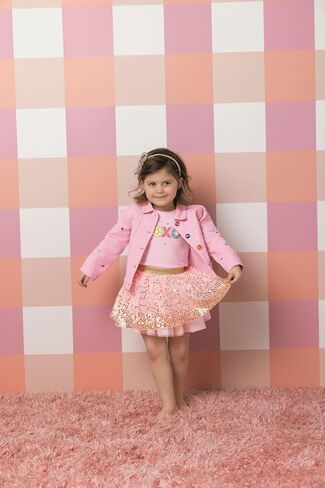 Mud Pie Girls Mud Pie Kids Gold Sequin Tutu in Saudi Arabia