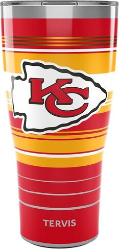 Tervis Traveler NFL Chicago Bears - Hype Stripes Triple Walled Insulated Tumbler Travel Cup Keeps Drinks Cold & Hot, 20oz, Stainless Steel in Saudi Arabia