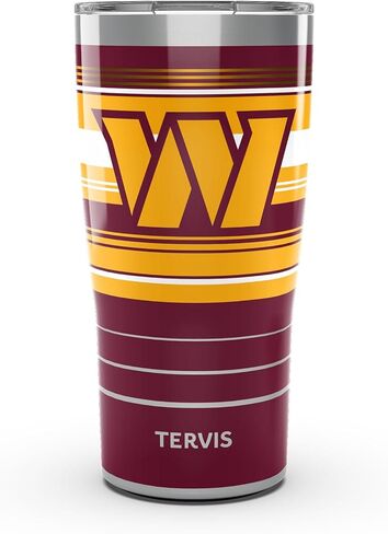 Tervis Traveler NFL Chicago Bears - Hype Stripes Triple Walled Insulated Tumbler Travel Cup Keeps Drinks Cold & Hot, 20oz, Stainless Steel in Saudi Arabia