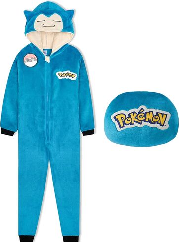 Pokemon One-Piece Pajamas for Boys, Teens, Fleece Jumpsuit, Pikachu Loungewear PJs, Gifts for Boys in Saudi Arabia