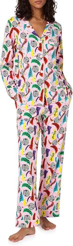 Bed Head PJs Womens Special Edition Prints - Organic Cotton Sleewear & Loungewear - Matching Long Sleeve PJ Shirt & Pants Set in Saudi Arabia