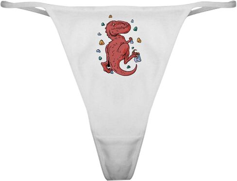 ملابس داخلية لتسلق الصخور من CafePress Trex، سراويل داخلية نسائية in Kuwait