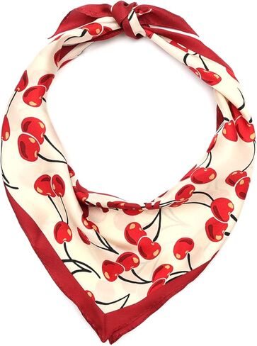 COACH Cherries Swirl Printed Silk Diamond in Saudi Arabia