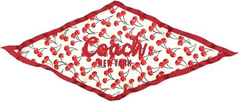 COACH Cherries Swirl Printed Silk Diamond in Saudi Arabia