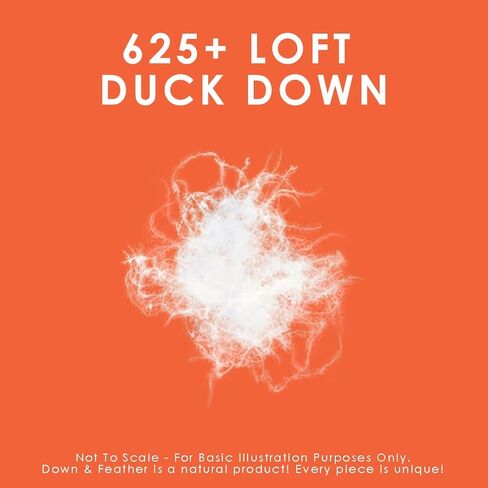 شركة Canadian Down & Feather Co. - لحاف أبيض مزدوج الحجم بوزن 625 لكل المواسم - غطاء 360 TC 100% قطن - مملوء في كندا in Kuwait