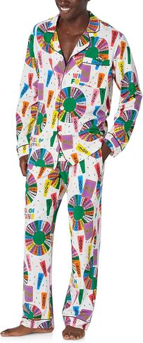 Bed Head PJs Mens Special Edition Prints - Organic Cotton Sleewear & Loungewear - Matching Long Sleeve PJ Shirt & Pants Set in Saudi Arabia