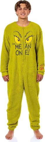 MJC Dr. Seuss The Grinch Union Suit One Piece Pajama Loungewear Sleepwear in Kuwait