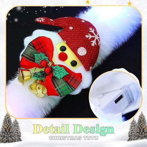JONKY Light up Christmas Suspenders Xmas Suspender Santa Claus Accessories for Men in Saudi Arabia