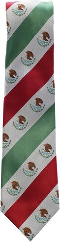 Premium Mexico Flag Neck Tie & Bow Tie Mexico Tie in Saudi Arabia