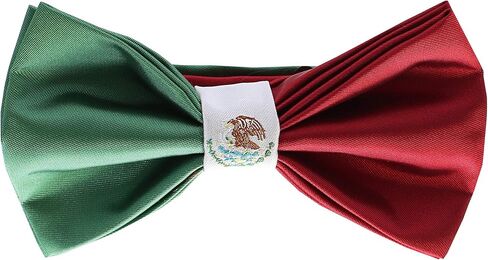 Premium Mexico Flag Neck Tie & Bow Tie Mexico Tie in Saudi Arabia