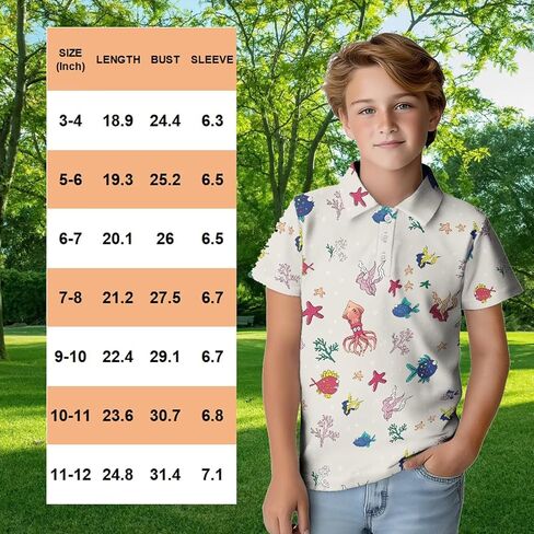 Boys Polo Shirt Golf School Uniforms Tops Short Sleeve in Saudi Arabia