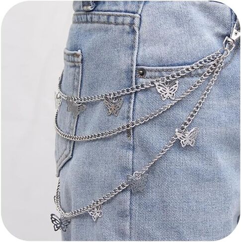 Pingyongchang Punk personality Chain Belt, street wear, youth, Hip Hop Chains for Pants in Saudi Arabia