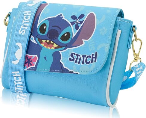 Stitch, Hello Kitty or Bluey Girls Purse | Small Crossbody Shoulder Bag with Adjustable Strap in Kuwait