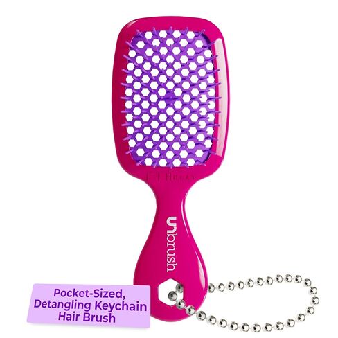 FHI Heat UNbrush Keychain Super Mini Hair Brush — Collectible Miniature Charm for Bags and Keys — Accessory for Beauty Lovers in Saudi Arabia