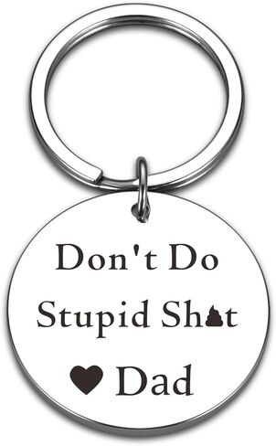 Don't Do Stupid Sht Keychain Stocking Stuffers for Kids Teens Boys Girls Halloween Basket Stuffers for Kids Teens Stocking Stuffers for Son Daughter from Mom Christmas Gifts for Teen Girls Boys Gifts in Kuwait