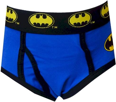 ملابس داخلية Fruit of the Loom Batman Boys DC Comics باتمان ذات شعار أزرق S/4 M/6 (متوسط) in Saudi Arabia