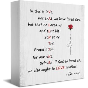 رومانسية جنوم الحب القلب ديكور مكتب صندوق خشبي علامة أنا أحبك الهدايا له لها ريفي الخشب كتلة لوحة مربع للمنزل مزرعة غرفة نوم الجرف الجدول الديكور عيد الحب الذكرى السنوية للزفاف in Kuwait