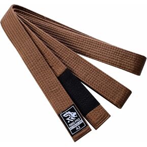 حزام جيو جيتسو البرازيلي حزام BJJ ممتاز للرجال والنساء مع أكمام مخططة للتدريب والمنافسة in Saudi Arabia