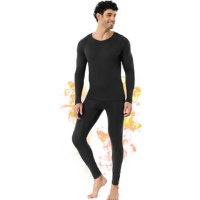 Merino Wool Base Layer Mens-Heavyweight, Midweight,Soft Thermals Underwear,Warm Top and Bottom Set for Winter in Saudi Arabia