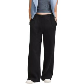 Maternity Pants for Women Cotton Wide Leg Adjustable Waistband Plus Size Casual Work Pants in Saudi Arabia